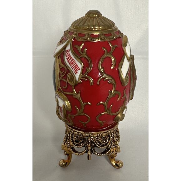 Franklin Mint Collectors Egg Coca Cola Lady Elaine - Picture 3 of 8